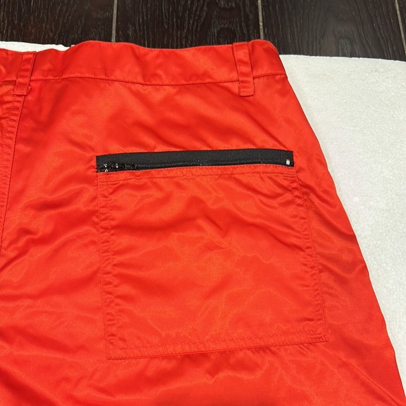 Panno d’or Original 100% Nylon Red Multi Pocket Parachute Pants size 38 - Picture 4 of 6